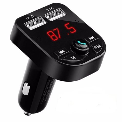 Bluetooth FM Car Transmitter With 3.1A Fast Charging Port 1